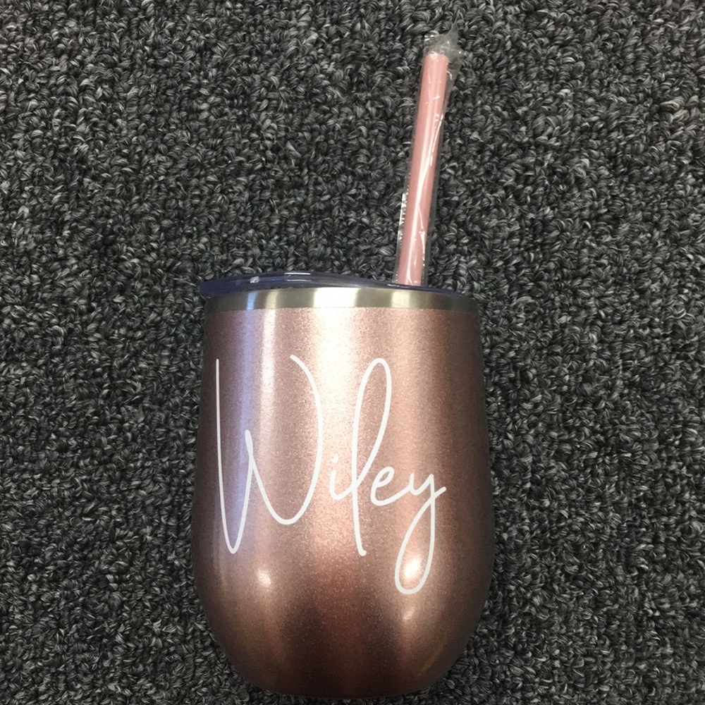 NWT Maars rose gold wine tumbler